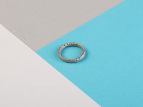 archetype - wedding ring in Matte Black Steel: 6.25 / 52.125