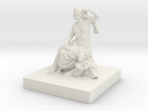 Printle Classic Statue in White Natural Versatile Plastic