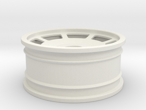 BSR 1-10 Front Rubber in White Natural Versatile Plastic