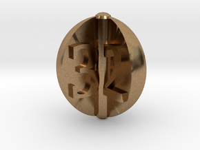 d3 apple slices in Natural Brass: Small