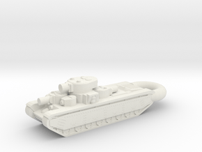 T-35 Heavy 5-Turret Tank KEYCHAIN in White Natural Versatile Plastic