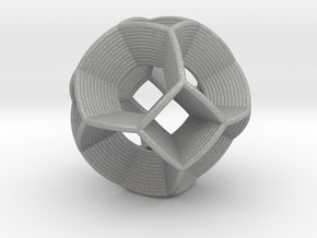 0412 Spherical Truncated Octahedron (d=6cm) #004 in Aluminum