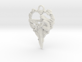 Maiden-of-the-heart-pendant-valentines-comp-entry- in White Natural Versatile Plastic