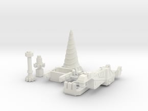 New Big Drill in White Natural Versatile Plastic