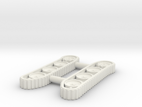 1/144 HKp 606 tracks in White Natural Versatile Plastic
