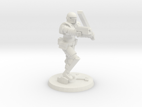 36mm Heavy Armor CC Weapons in White Natural Versatile Plastic