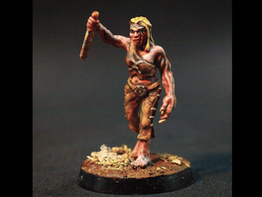 Sophie - 28mm Mutant in Tan Fine Detail Plastic