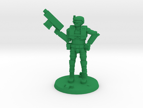 36mm Light Trooper 1 in Green Processed Versatile Plastic