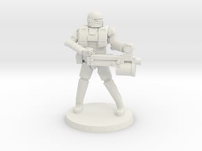 36mm Heavy Armor Heavy Weapon in White Natural Versatile Plastic