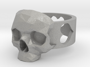 Ring "Heart with Skull" in Aluminum