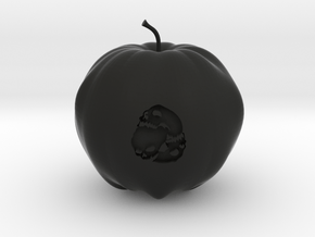 Wicked Apple in Black Natural Versatile Plastic: 1:8
