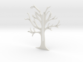 Holder "2d-tree-b" in White Natural Versatile Plastic