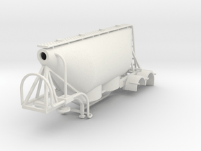 000580 Dry Bulk trailer HO in White Natural Versatile Plastic: 1:87 - HO