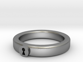 Keeper Ring in Natural Silver: 13 / 69