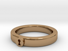 Keeper Ring in Polished Brass: 13 / 69