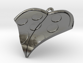 PizzaHeart 2 in Polished Silver