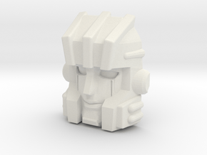 Stranglehold, Inner Robot Face (Titans Return) in White Natural Versatile Plastic