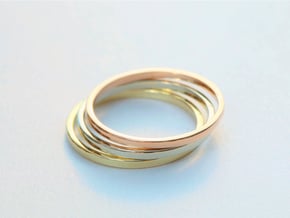 Ring Inside Diameter 19.7mm in Fine Detail Polished Silver