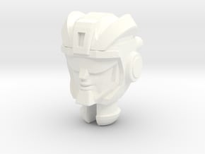 Bumper Head for Titans Returns Bumblebee in White Processed Versatile Plastic