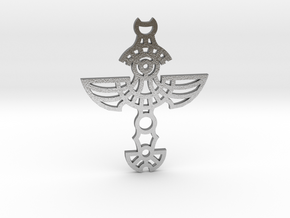 Winged Cross / Cruz Alada in Natural Silver