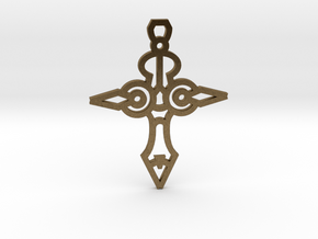 Cross / Cruz in Natural Bronze