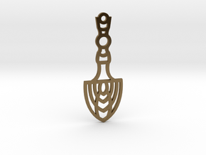 Shovel / Pala in Polished Bronze (Interlocking Parts)