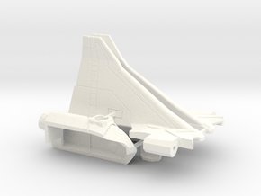 Combat Orbiter Wings and OMS Pods in White Processed Versatile Plastic