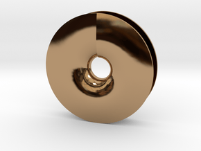 DISK in Polished Brass