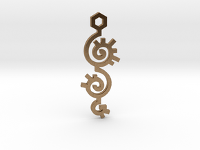 Spiral / Espiral in Natural Brass