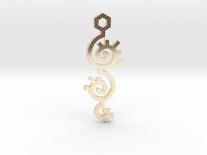 Spiral / Espiral in 14k Gold Plated Brass
