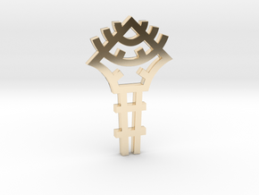 Key / Llave in 14k Gold Plated Brass