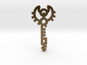 Key / Llave in Natural Bronze