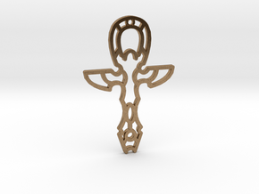 Ankh / Ank / Anj in Natural Brass