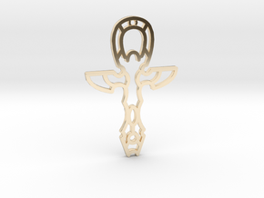 Ankh / Ank / Anj in 14k Gold Plated Brass
