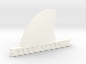 TinyFins X 2,8" fu in White Processed Versatile Plastic