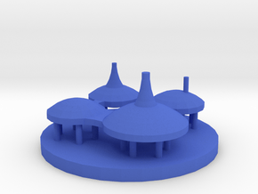 Game Piece, Ocean City in Blue Processed Versatile Plastic