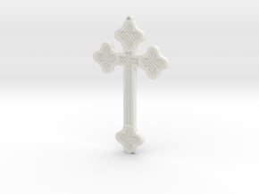 1:6 scale replica cross; Bram Stoker's Dracula in White Natural Versatile Plastic