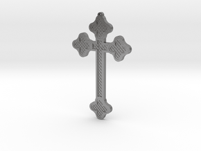 1:6 scale replica cross; Bram Stoker's Dracula in Natural Silver