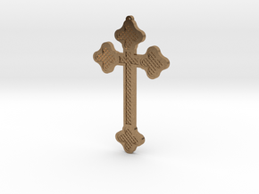 1:6 scale replica cross; Bram Stoker's Dracula in Natural Brass