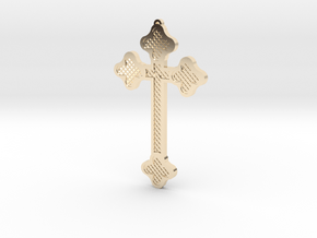1:6 scale replica cross; Bram Stoker's Dracula in 14k Gold Plated Brass