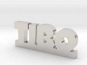 TIBO Lucky in Rhodium Plated Brass
