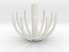 Bussard Fan Assembly - 1:350 Alternative Part in White Natural Versatile Plastic