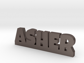 ASHER Lucky in Polished Bronzed Silver Steel