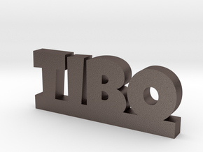 TIBO Lucky in Polished Bronzed Silver Steel