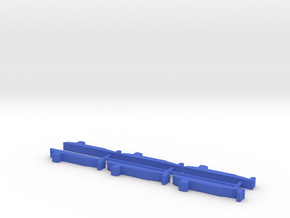 Custom Order, 6-set Ballistic Sub, 5mm in Blue Processed Versatile Plastic