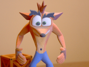 Crash Bandicoot (PSX era) in Full Color Sandstone: Medium