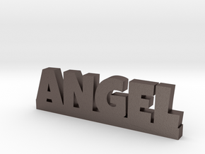 ANGEL Lucky in Polished Bronzed Silver Steel