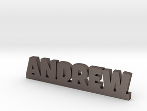 ANDREW Lucky in Polished Bronzed Silver Steel