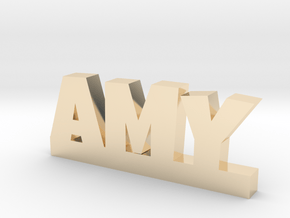AMY Lucky in 14k Gold Plated Brass