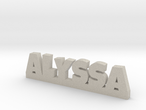 ALYSSA Lucky in Natural Sandstone